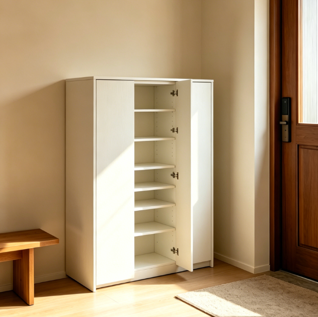 Extra-large capacity multi-functional partitioned shoe cabinet for home use - Image 2