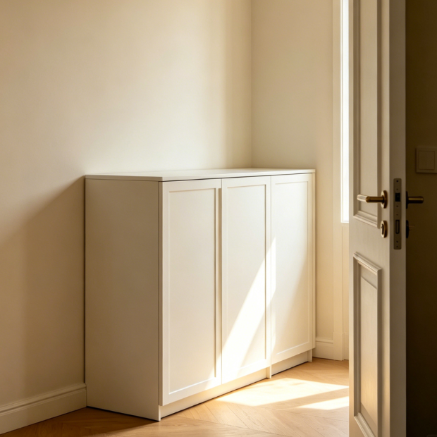 Extra-large capacity multi-functional partitioned shoe cabinet for home use